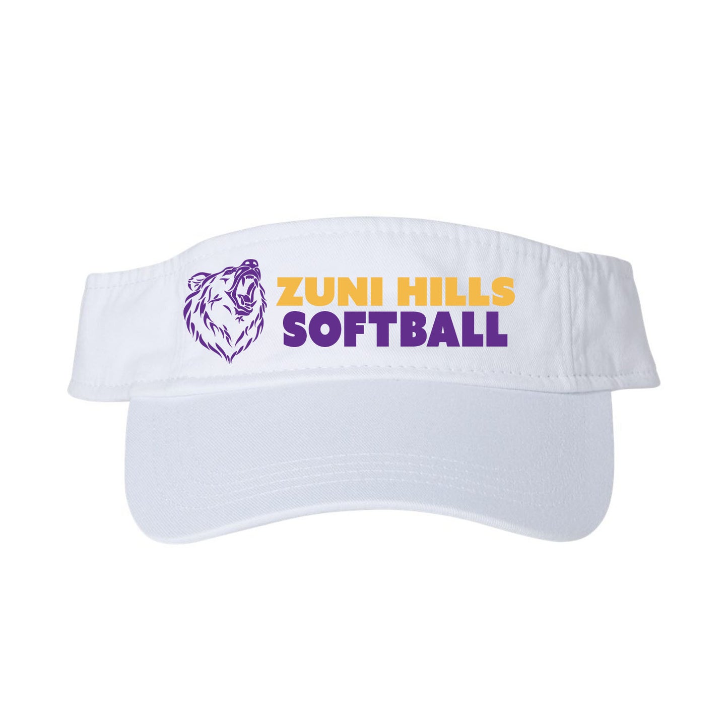 Zuni Hills Softball Visor