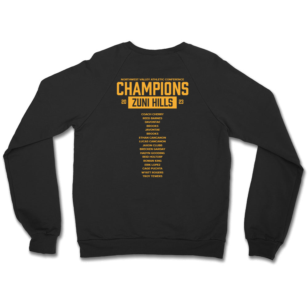 Zuni Hills Baseball Crewneck Sweatshirt