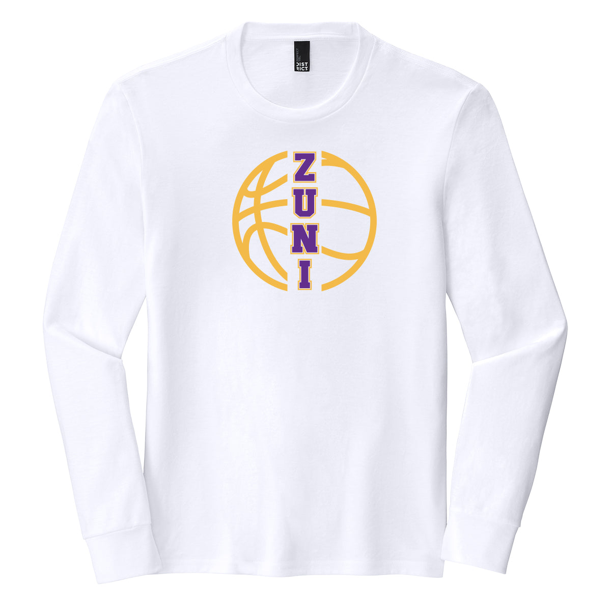Zuni Hills Basketball Long Sleeve Tee