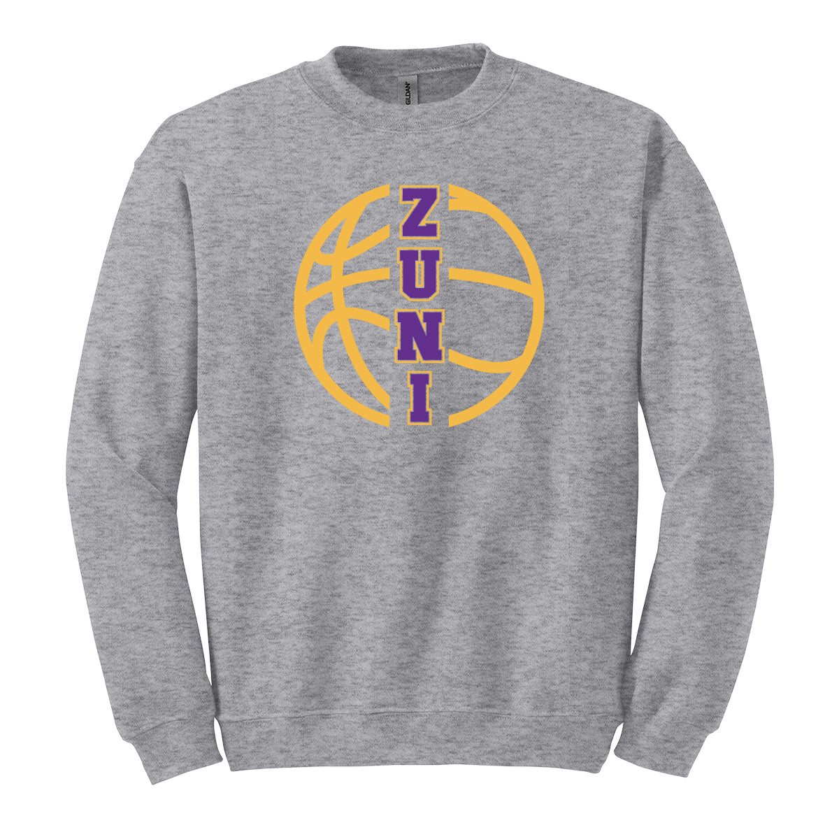 Zuni Hills Basketball Crewneck Sweatshirt