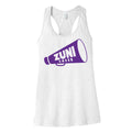 Zuni Cheer Megaphone Womens Racerback Tank