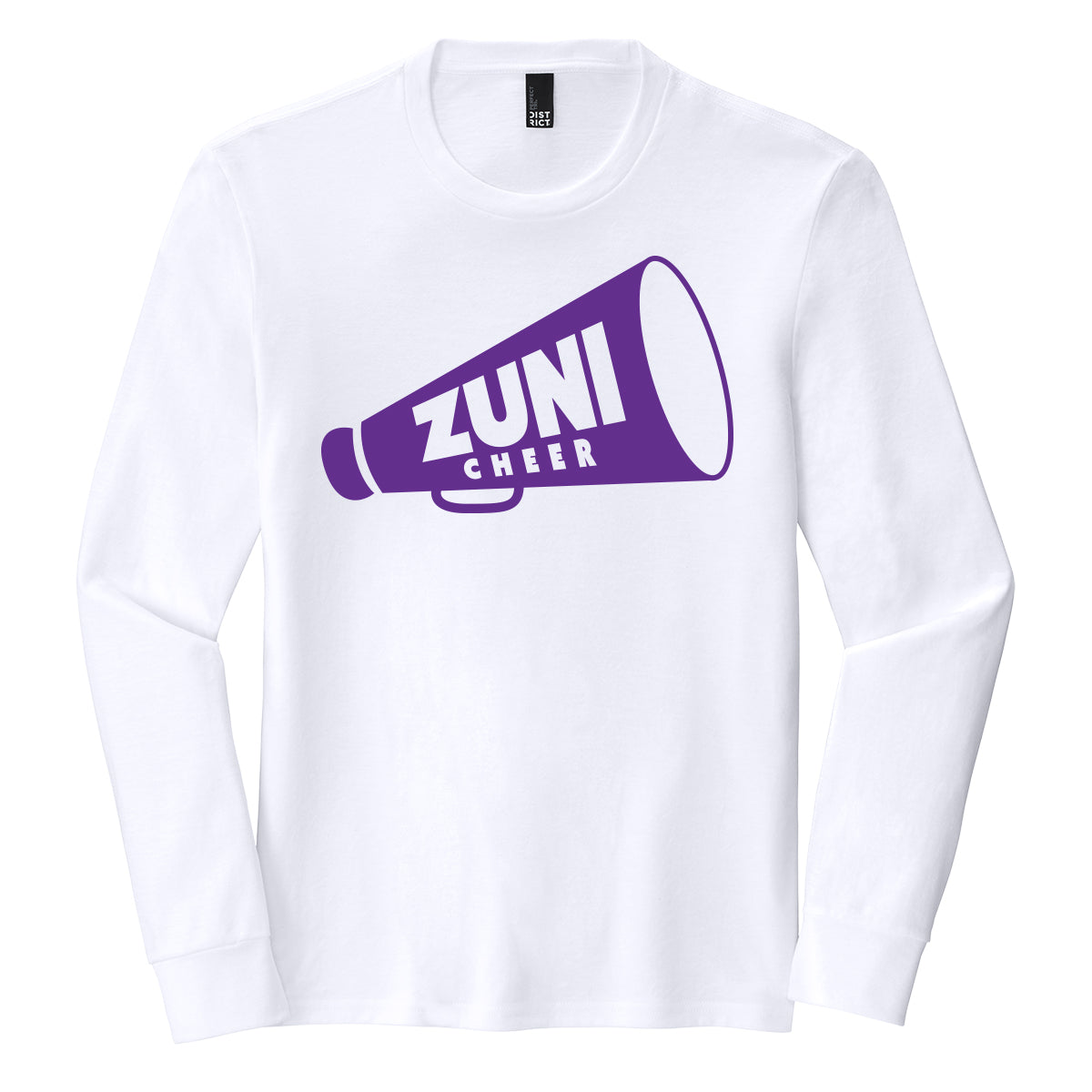 Zuni Cheer Megaphone Long Sleeve Tee