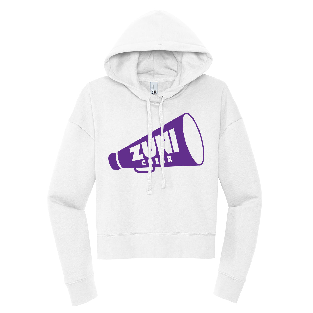 Zuni Cheer Megaphone Cropped Hoodie
