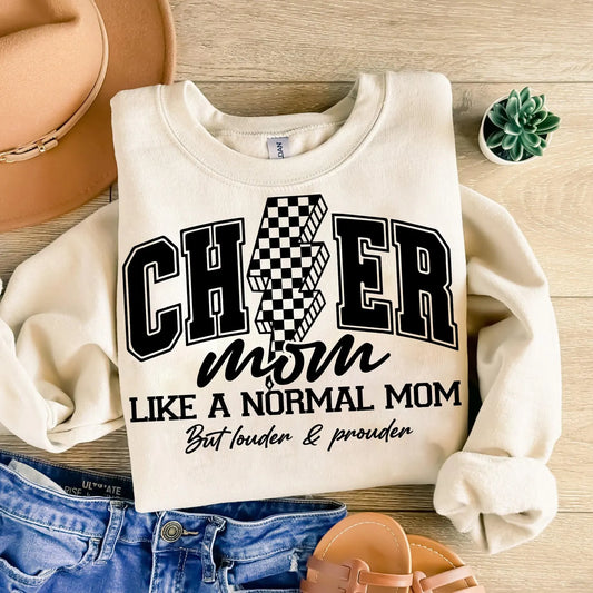 Cheer Mom (louder and prouder) Unisex Crewneck Sweatshirt