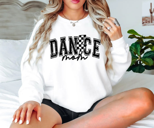 Distressed Dance Mom Crewneck Sweatshirt