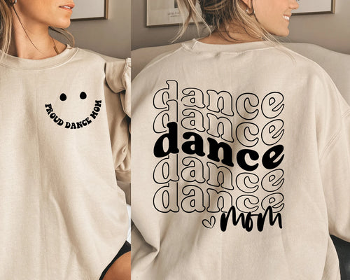Dance Mom Repeat Crewneck Sweatshirt