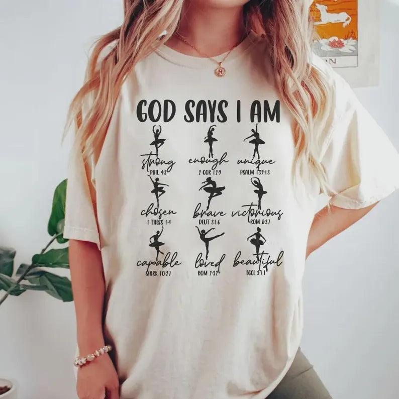God Says I Am Unisex Tee