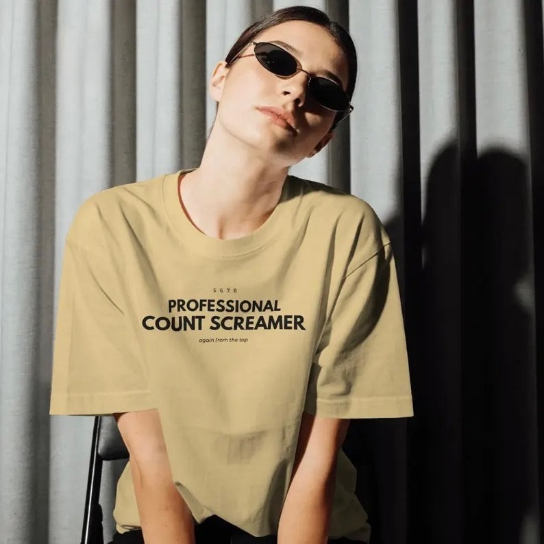 Professional Count Screamer Unisex Tee