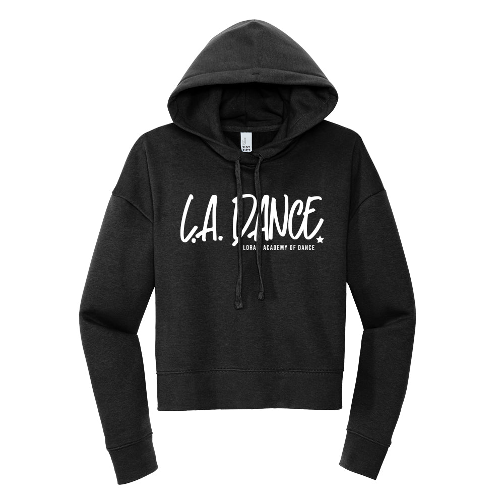 LA Dance Handwritten Cropped Hoodie