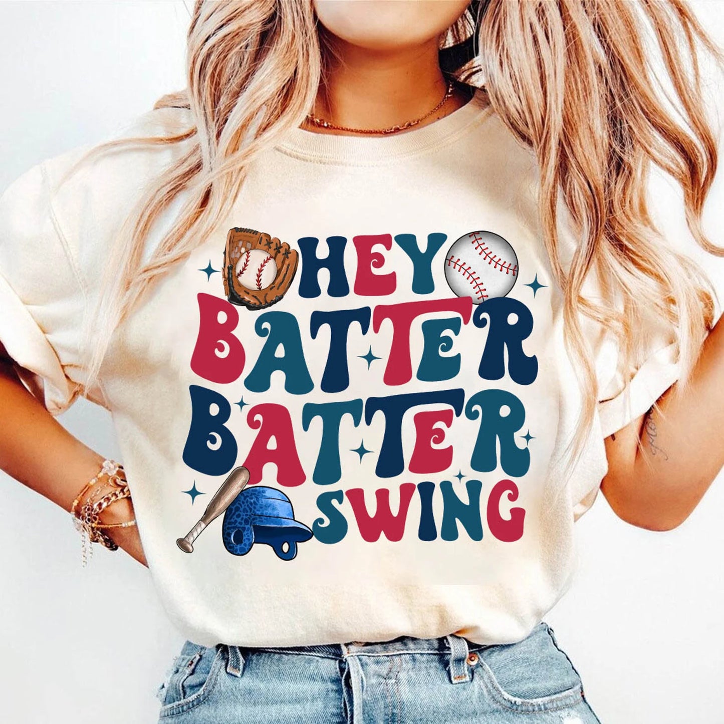 Hey Batter Batter Swing Unisex Tee