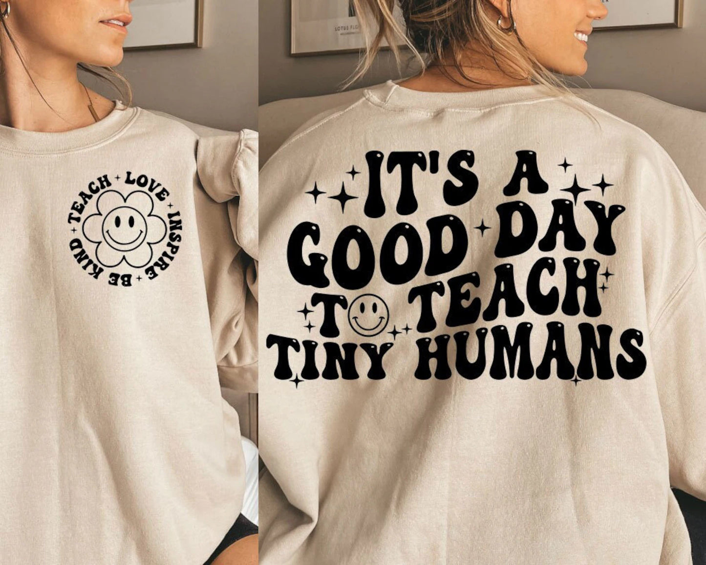 It's A Good Day To Teach Tiny Humans Unisex Crewneck Sweatshirt