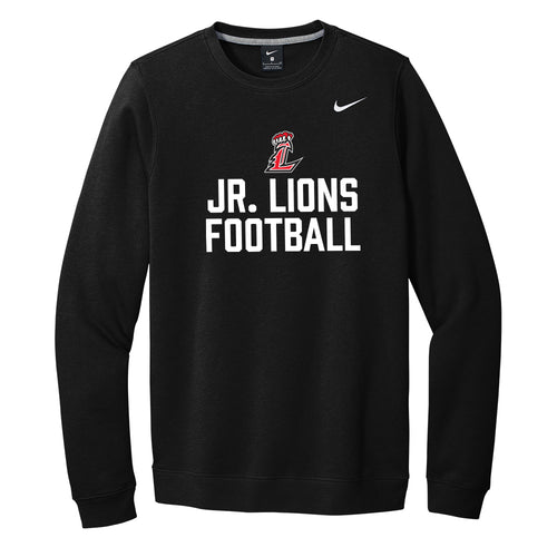 Jr. Lions Football Nike Crewneck Sweatshirt