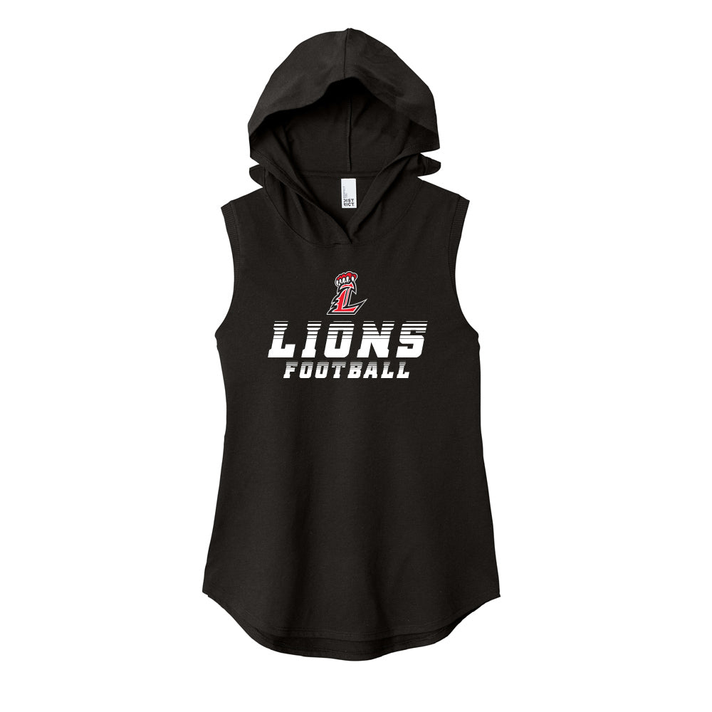 Lions Speed Ladies Hooded Sleeveless Tee