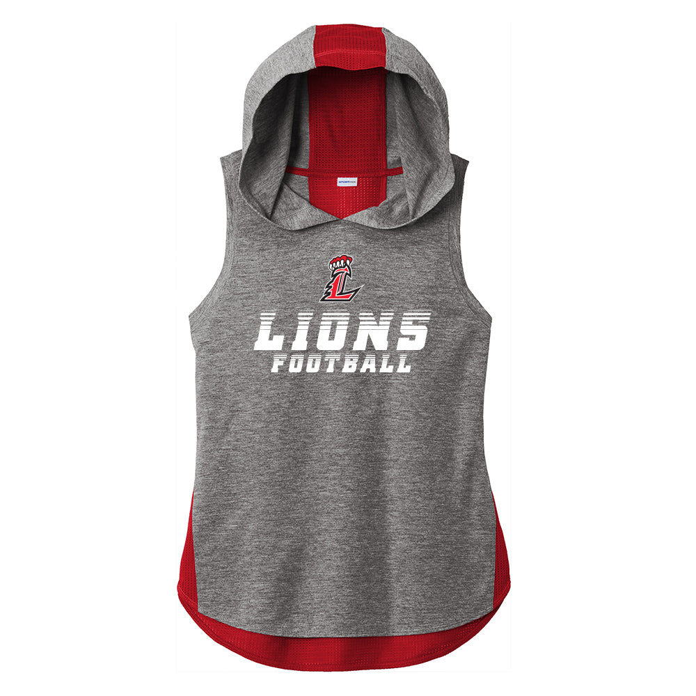 Lions Speed Women's Performance Tank Hoodie