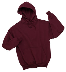 Youth Maroon Pullover Hooded Sweatshirt (7 different design options)
