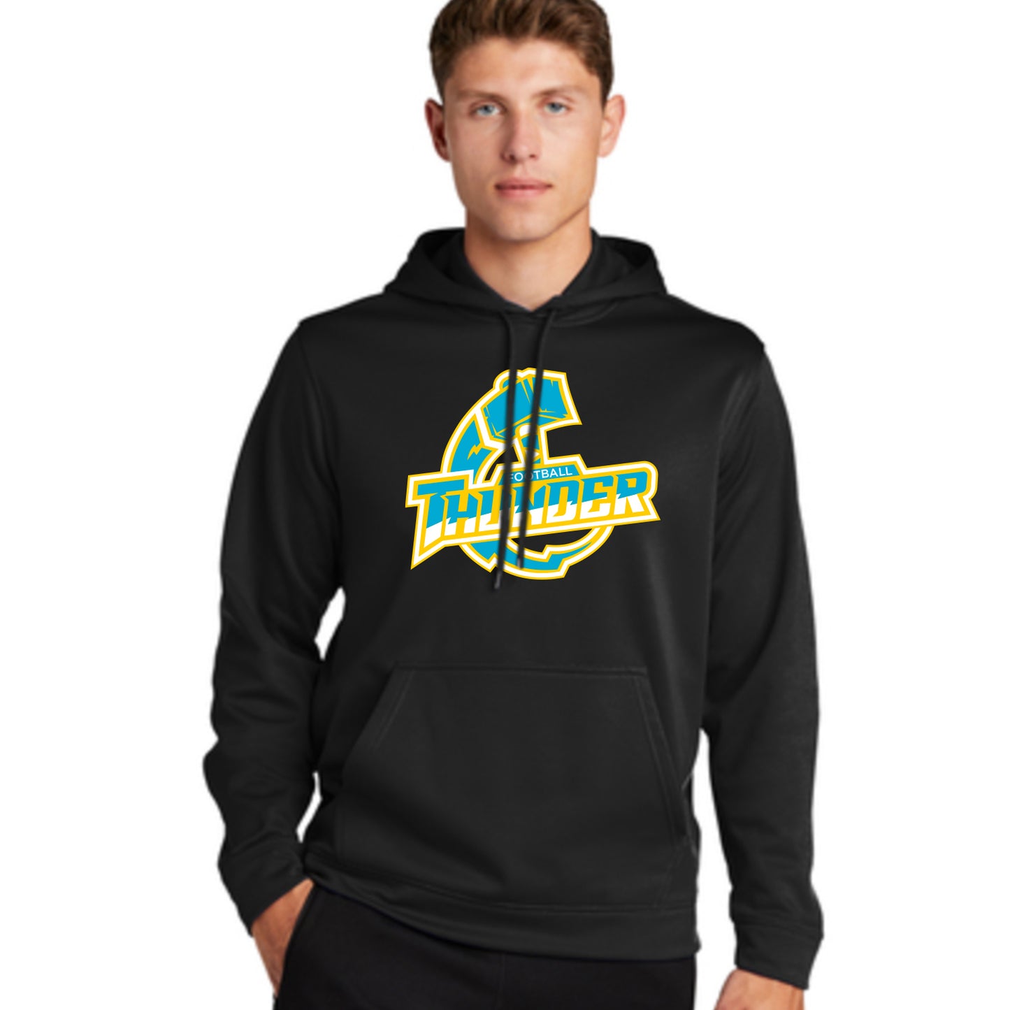 Thunder Logo Hooded Sweatshirt