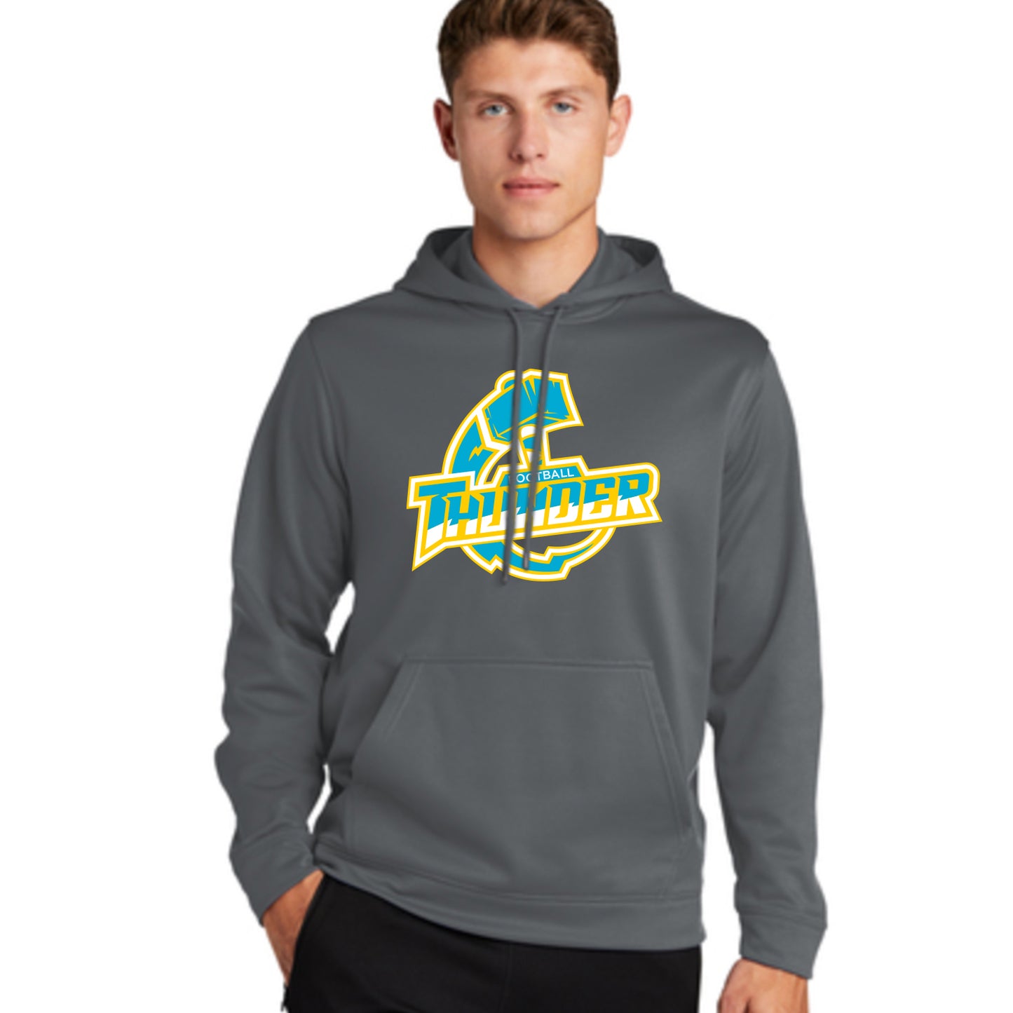 Thunder Logo Hooded Sweatshirt