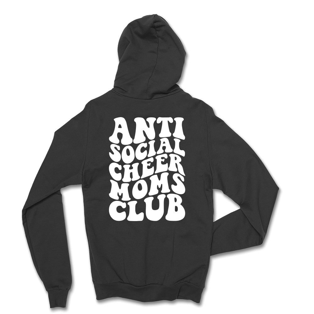 Anti Social Cheer Mom Full Zip Sweatshirt