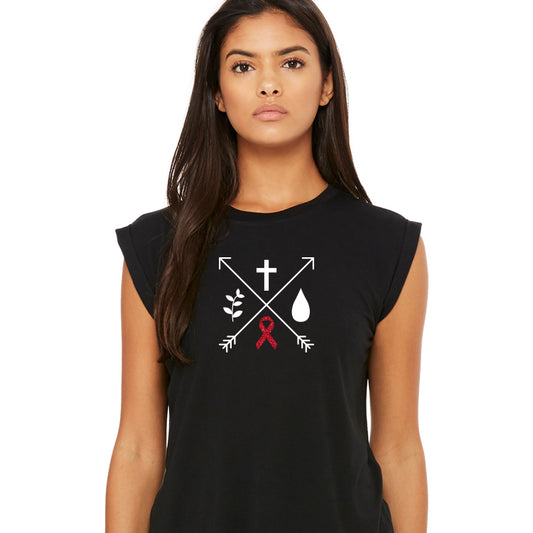 Cancer Kid Famous Arrow Muscle Tee