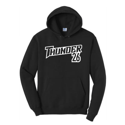 Adult and Youth Thunder Hooded Sweatshirt with players number