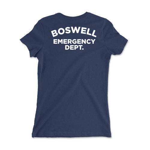 Boswell Emergency Dept. Women's Fitted Tee