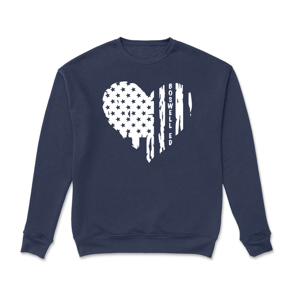 Boswell ED Heart Unisex Crewneck Sweatshirt