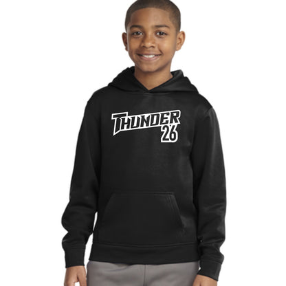 Adult and Youth Thunder Hooded Sweatshirt with players number