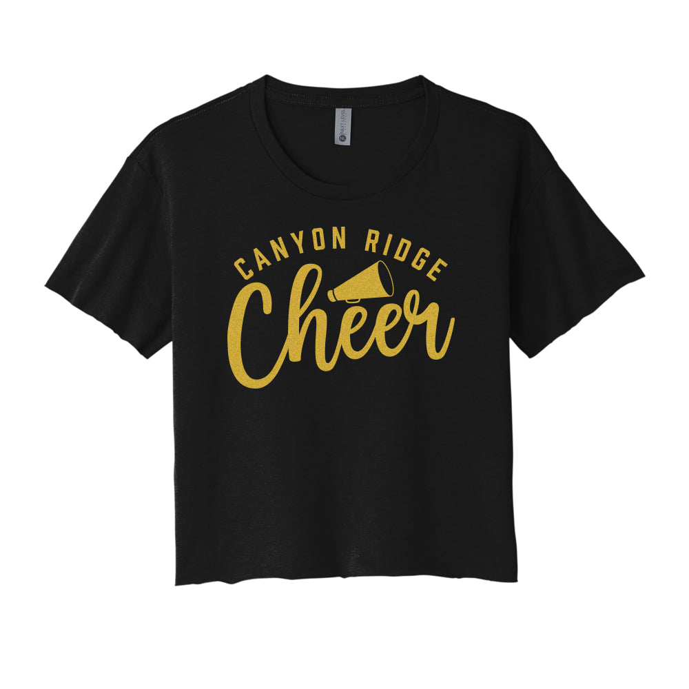 Canyon Ridge Cheer Cropped Tee