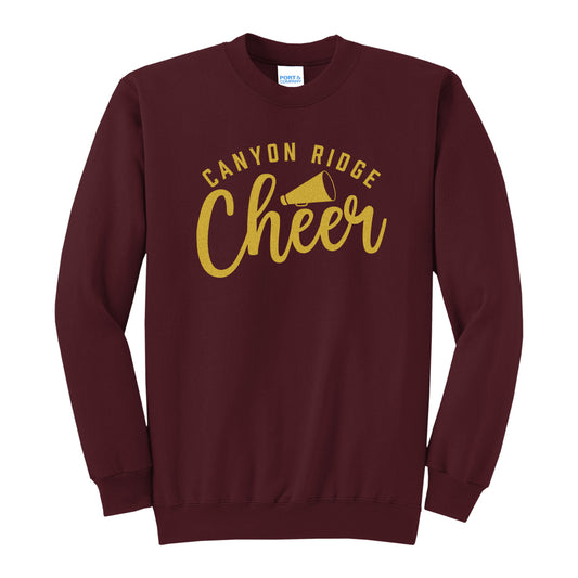 Canyon Ridge Cheer Crewneck Sweatshirt