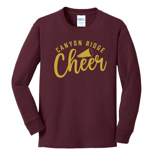 Canyon Ridge Cheer Unisex Long Sleeve Tee