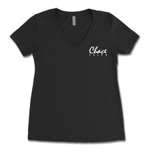 Load image into Gallery viewer, Chace Salon Ladies V-Neck Tee