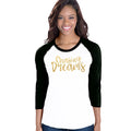 Chasing Dreams Baseball Tee