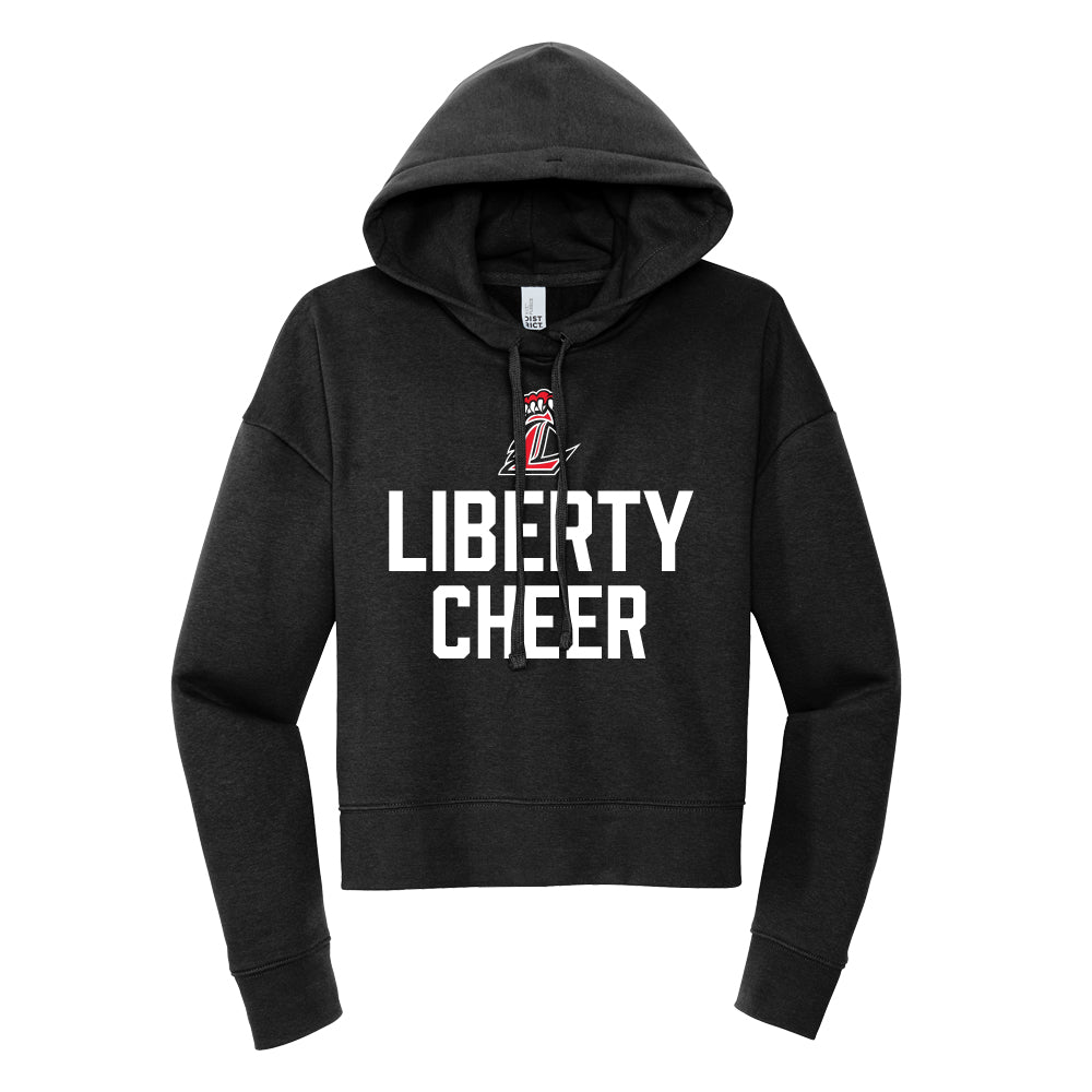 Lions Cheer Cropped Hoodie