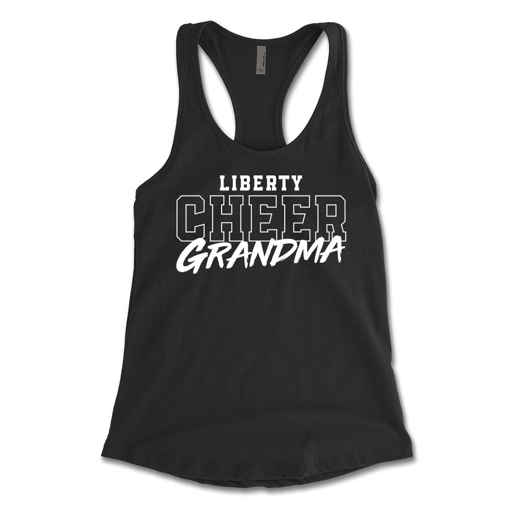 Liberty Cheer Grandma Racerback Tank