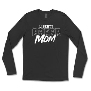Liberty Cheer Mom Unisex Long Sleeve Tee