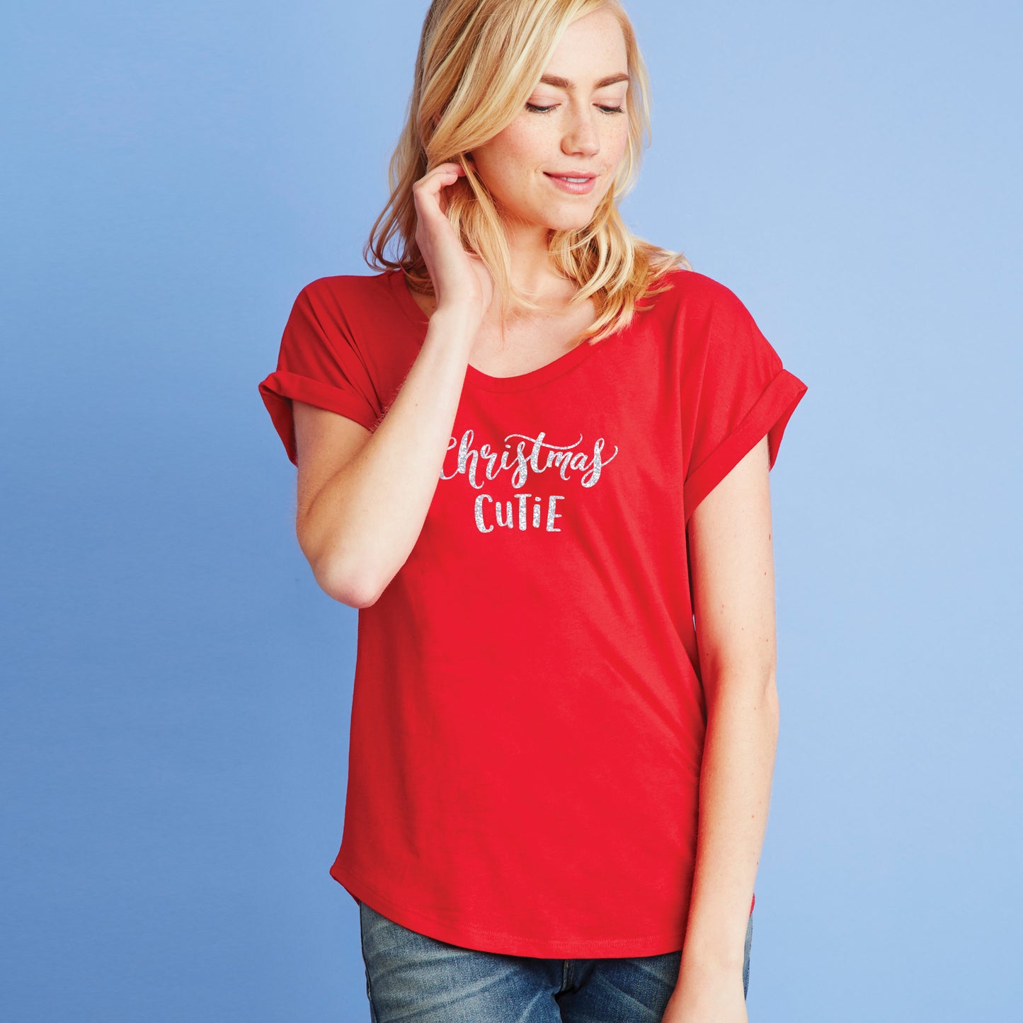 Christmas Cutie  Dolman Tee