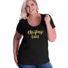 Load image into Gallery viewer, Christmas Cutie Curvy Tee