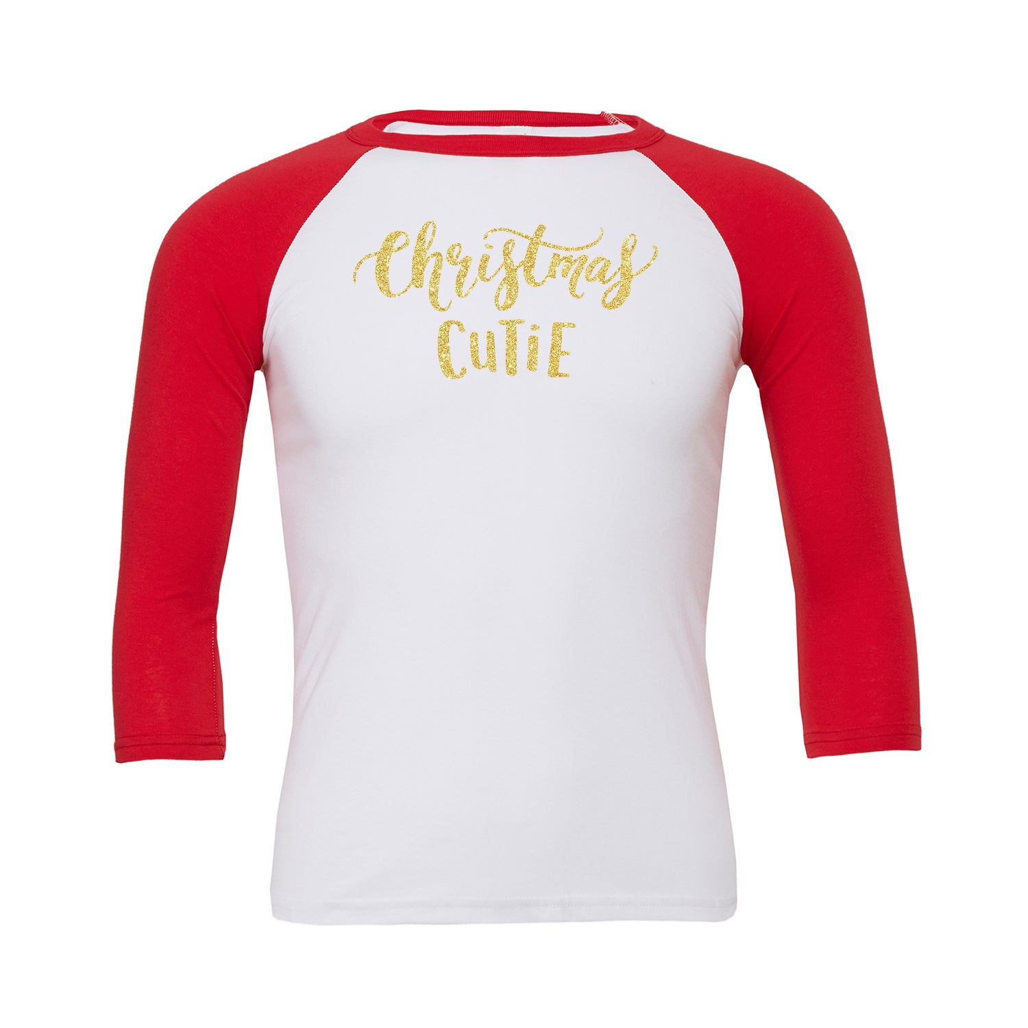Christmas Cutie Baseball Tee