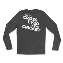 Load image into Gallery viewer, Cross Eyed Cricket Unisex Long Sleeve Tee