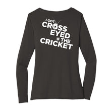 Load image into Gallery viewer, Cross Eyed Cricket Women&#39;s Long Sleeve V- Neck Tee