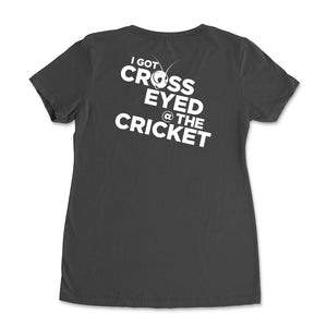 Cross Eyed Cricket Women's V- Neck Tee
