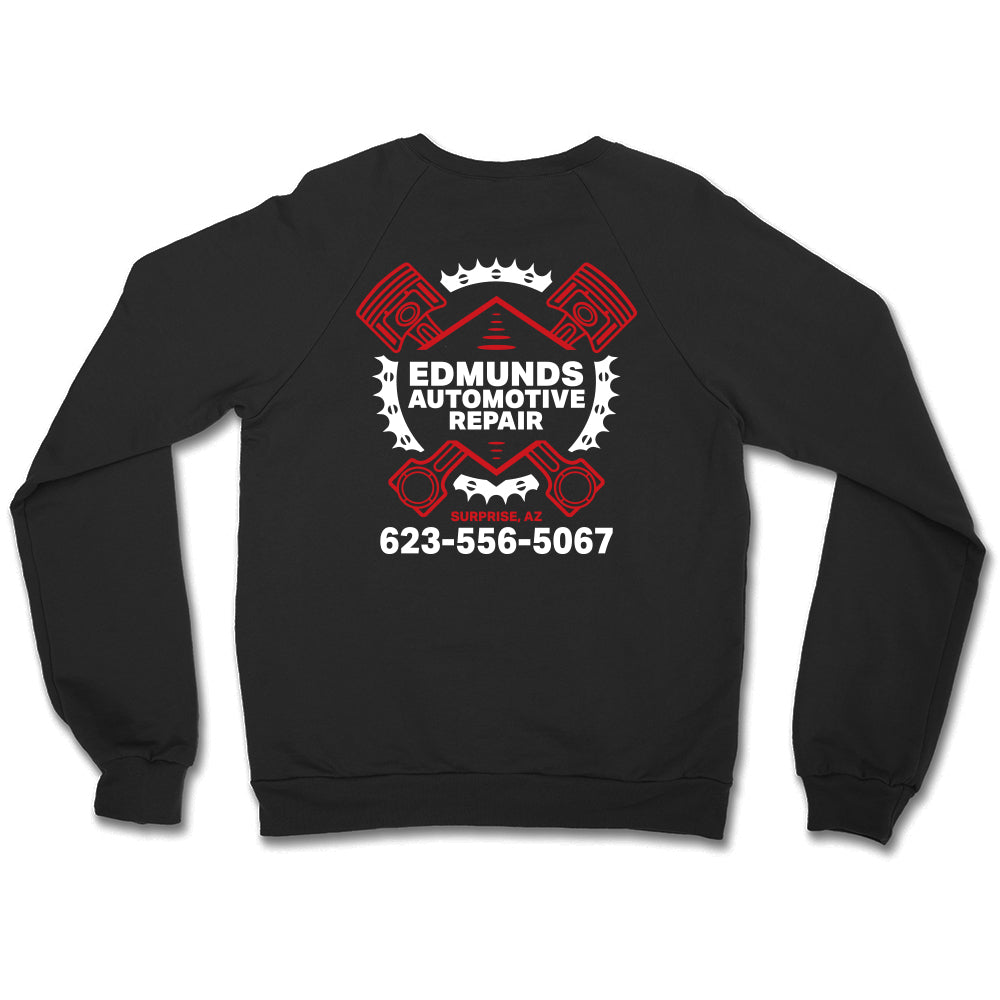 Edmunds Automotive Repair Crewneck Sweatshirt