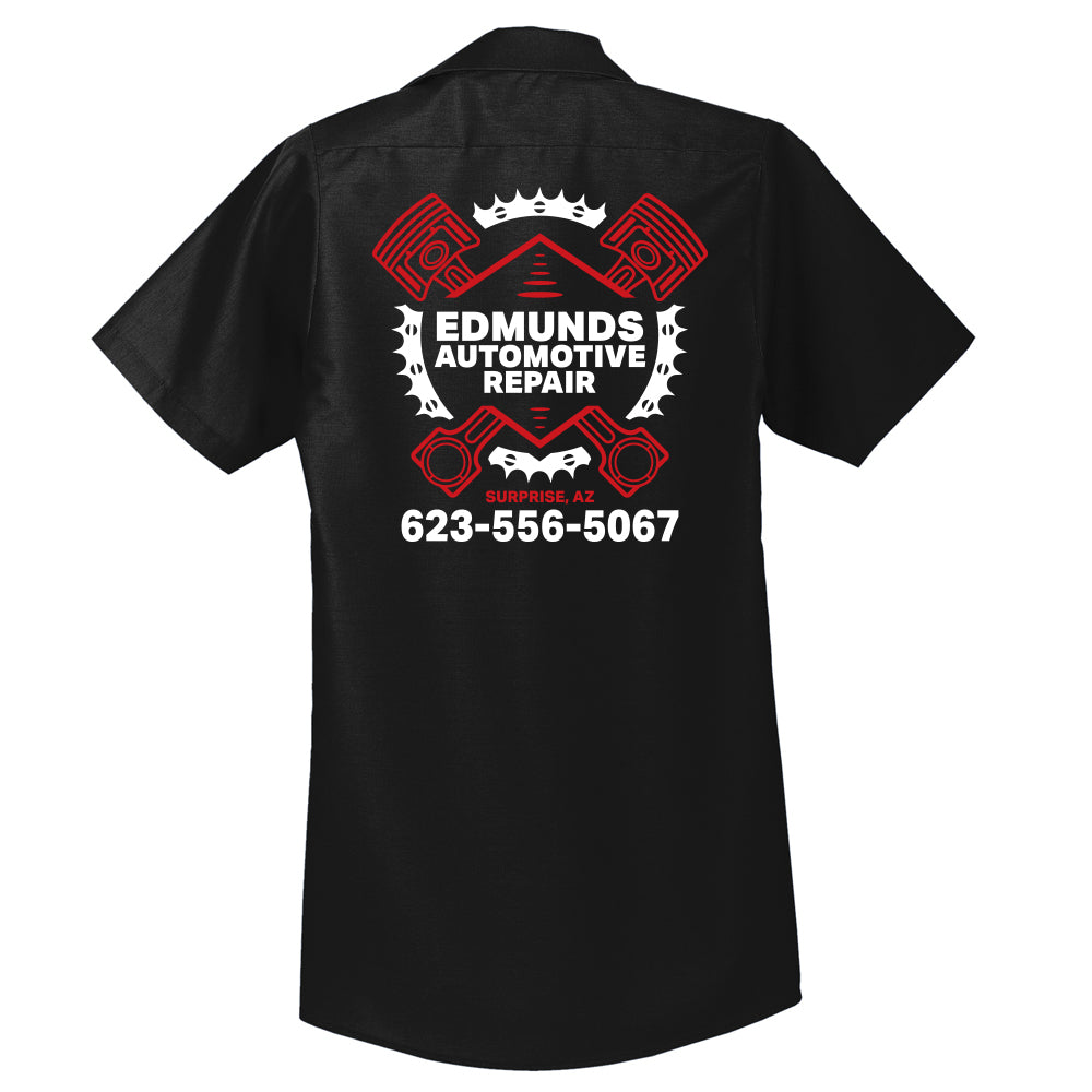 Edmunds Automotive All Black Work Shirt