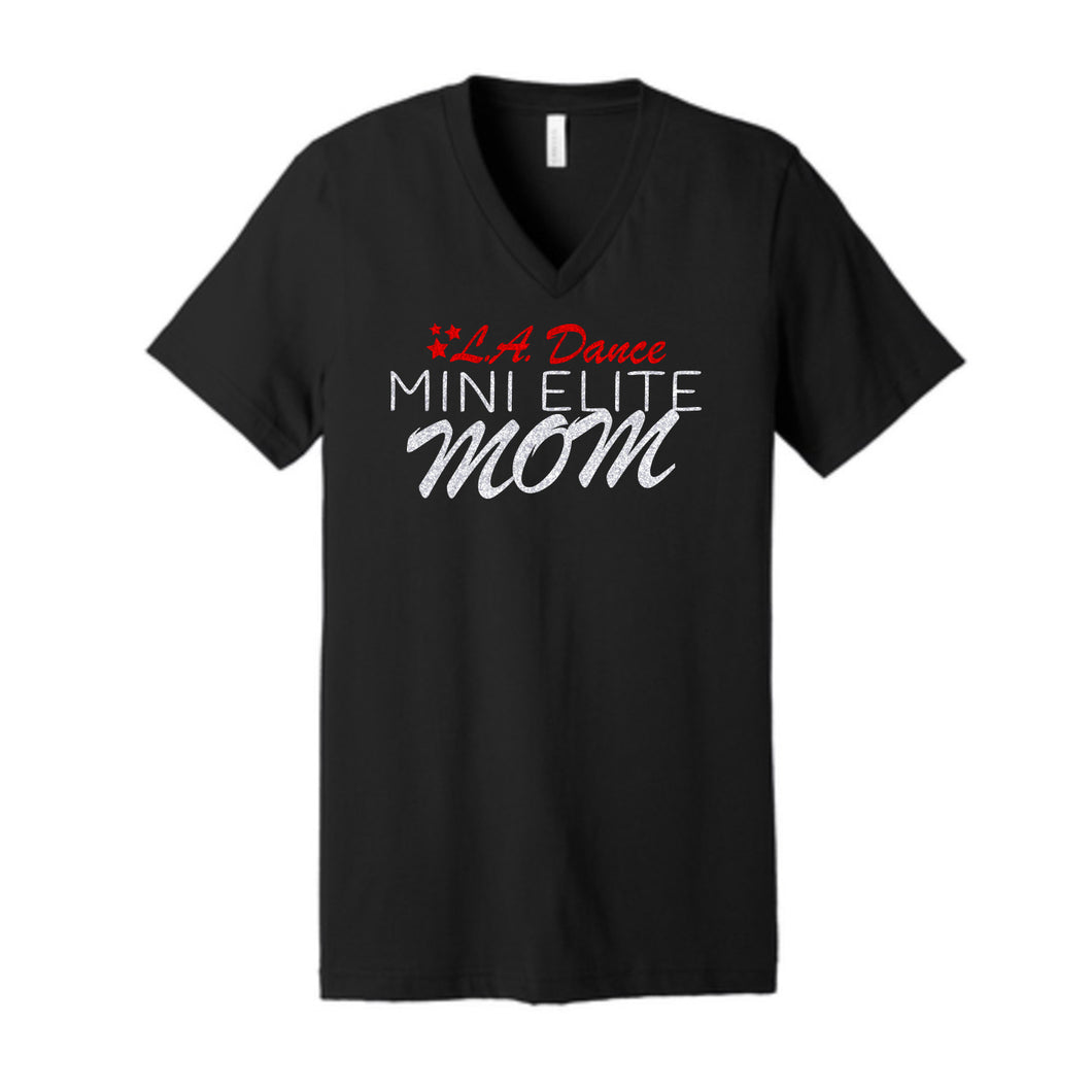 LA Dance Mini Elite Mom Unisex V Neck Tee