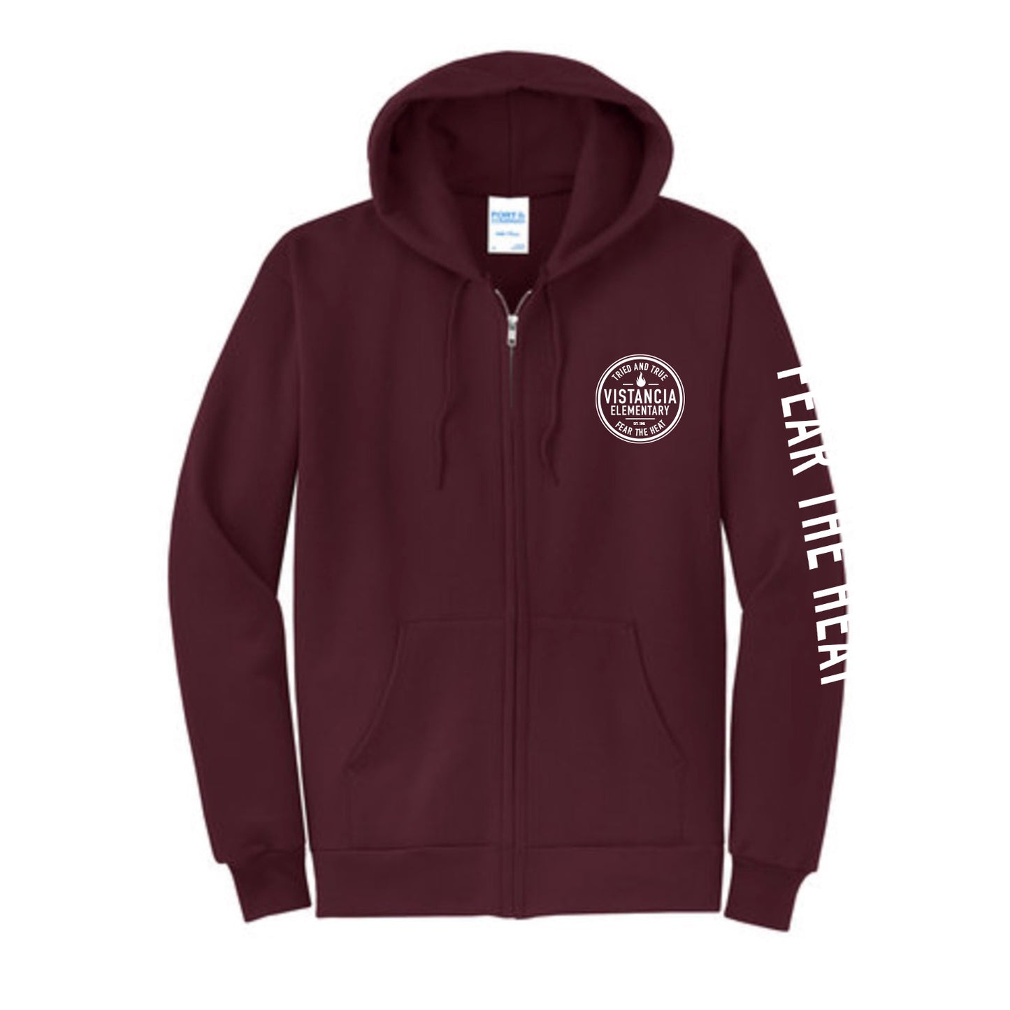 Vistancia Elementary Fear The Heat Full Zip Sweatshirt