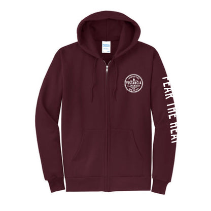Vistancia Elementary Fear The Heat Full Zip Sweatshirt
