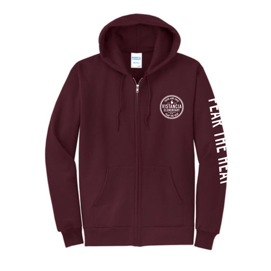 Vistancia Elementary Fear The Heat Full Zip Sweatshirt