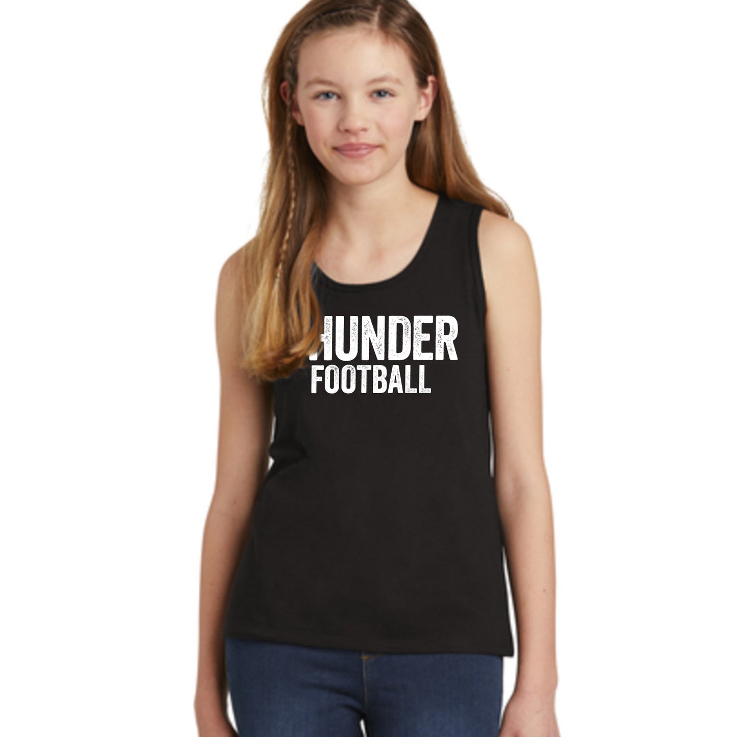 Girls Thunder Distressed Tank Top