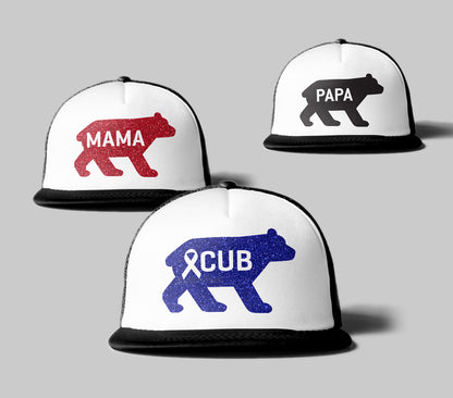 Cancer Kid Famous Family Trucker Hat Set