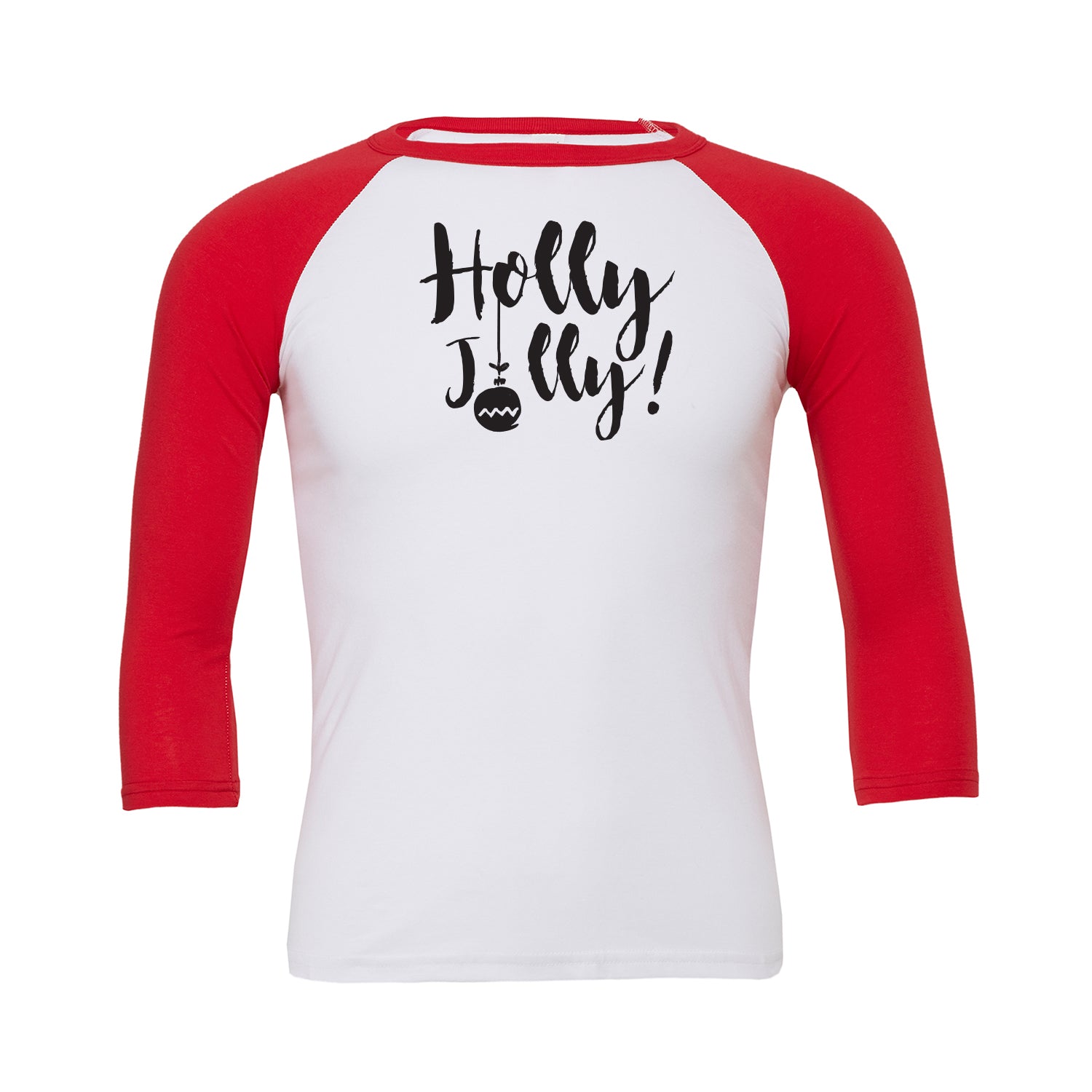 Holly Jolly Baseball Tee